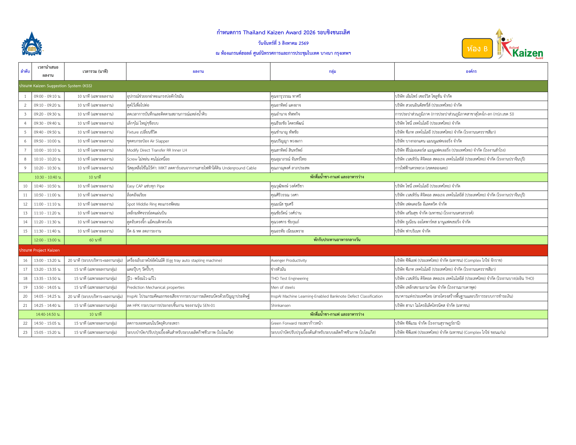 Preview schedule 2026